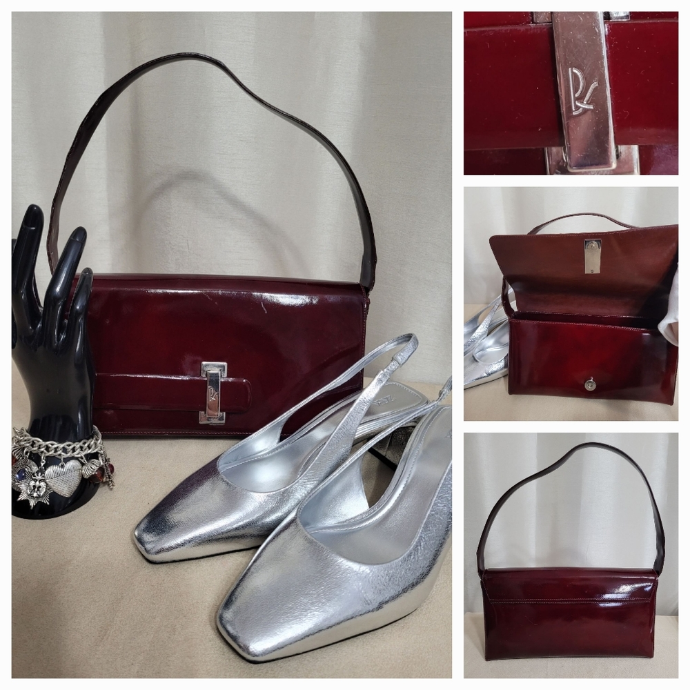 Vintage Pantent  Leather Bag